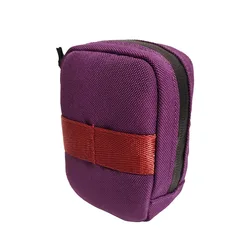 Lightweight Portable Cycling Saddle Bag - Stylish Compact Bicycle Storage (Purple 0.35L)