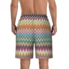 Custom Camouflage Home Boardshorts Mens Quick Dry Board Shorts Modern Zigzag Swim Trunks Custom Print Bathing Suits 3