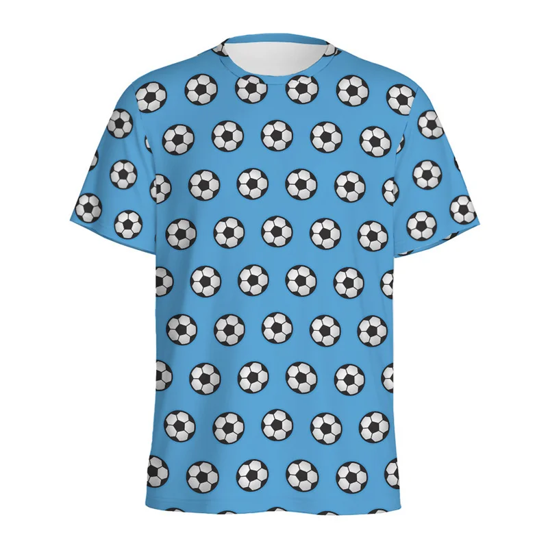 thumbnail image 1 of Camiseta con estampado de fútbol americano para hombre, camisetas con estampado 3D de fútbol, camisetas casuales de moda de verano con cuello redondo, camisetas holgadas de manga corta, ropa de calle, 1 of 5