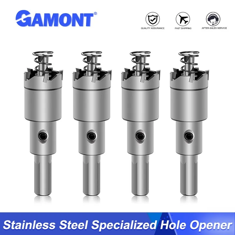 

GAMONT Stainless Steel Specialized Hole Opener Carbide Expanding Punching Drill Bit Metal 22mm Opening Artifact Tools