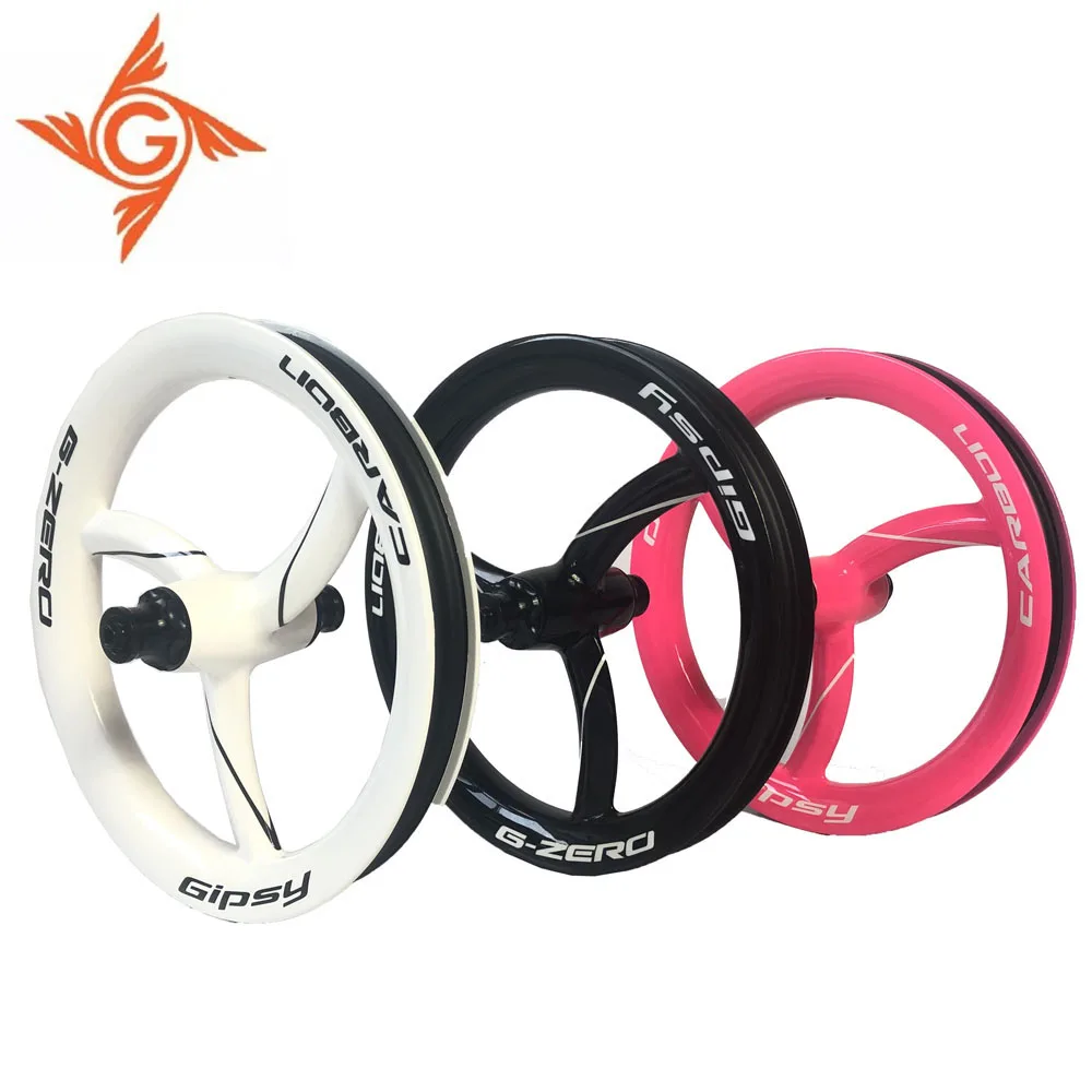 gipsy ジプシーカーボンホイール　ランバイク　タイヤチューブ付　2本セット gipsy ジプシーカーボンホイール ランバイク タイヤチューブ付 2本