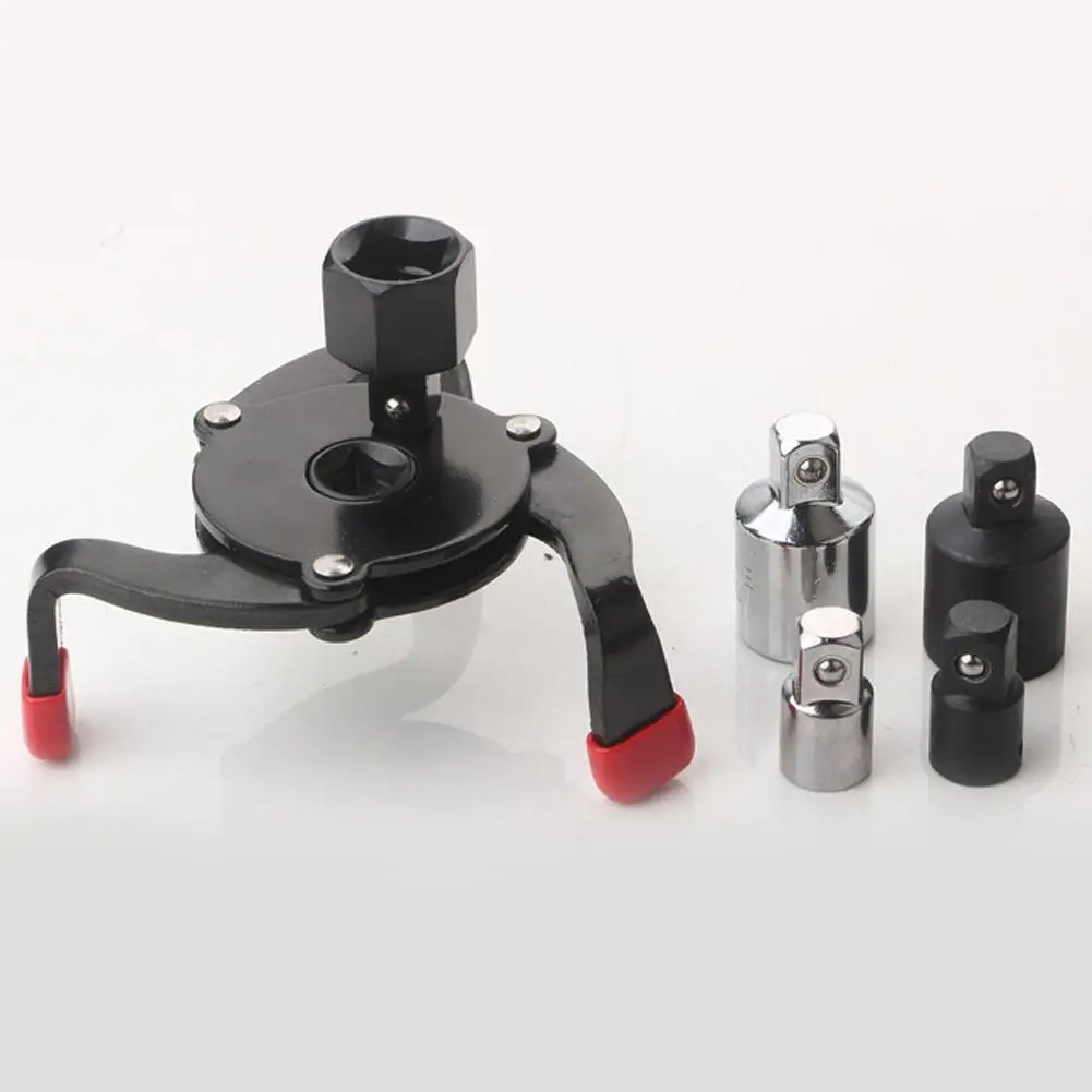 Oil Filter Wrench Car Oil Filter Wrench 3-Jaw Spanner Remover Repair Tools Oil Change Accessories Truck Trailer Off Road 4x4 Motorcycle Universal