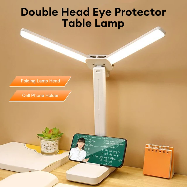 Multifunctional USB Socket Table Lamp Led USB Rechargeable Desk Lamp Eye  Protection Learning Children Bedroom Bedside Lamp - AliExpress