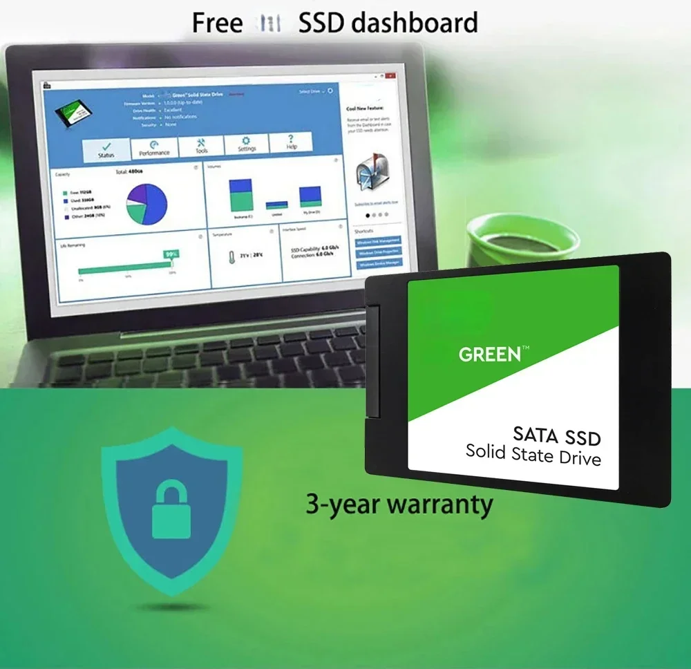   ׸  PC SSD SATA III, PC Ʈ PS5  ָ Ʈ ̺, 1TB, 6 Gb/s, 2.5 ġ, 7mm, ִ 550 MB/s, 240GB, 2TB