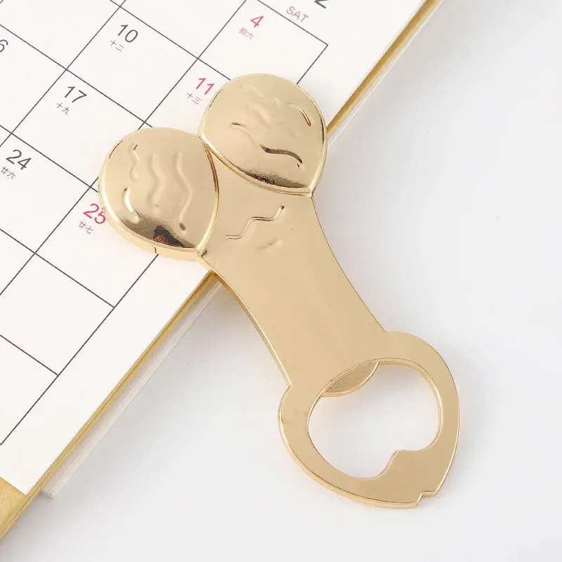 Alloy Funny Penis Beer Opener Bridal Shower Wedding Drink Lid Remover Bottle Openers Hen Night Favor Bachelorette Party Gifts bottle opener