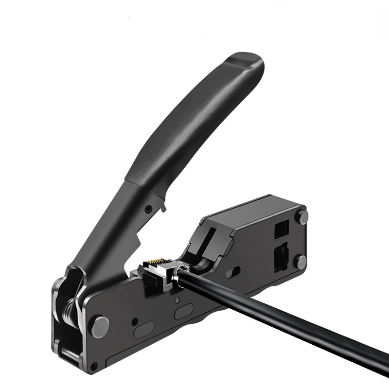 Crimpadora Para Conectores RJ45/RJ11 - Herramienta De Engarce Para Cables De Red CAT5, CAT6, CAT7