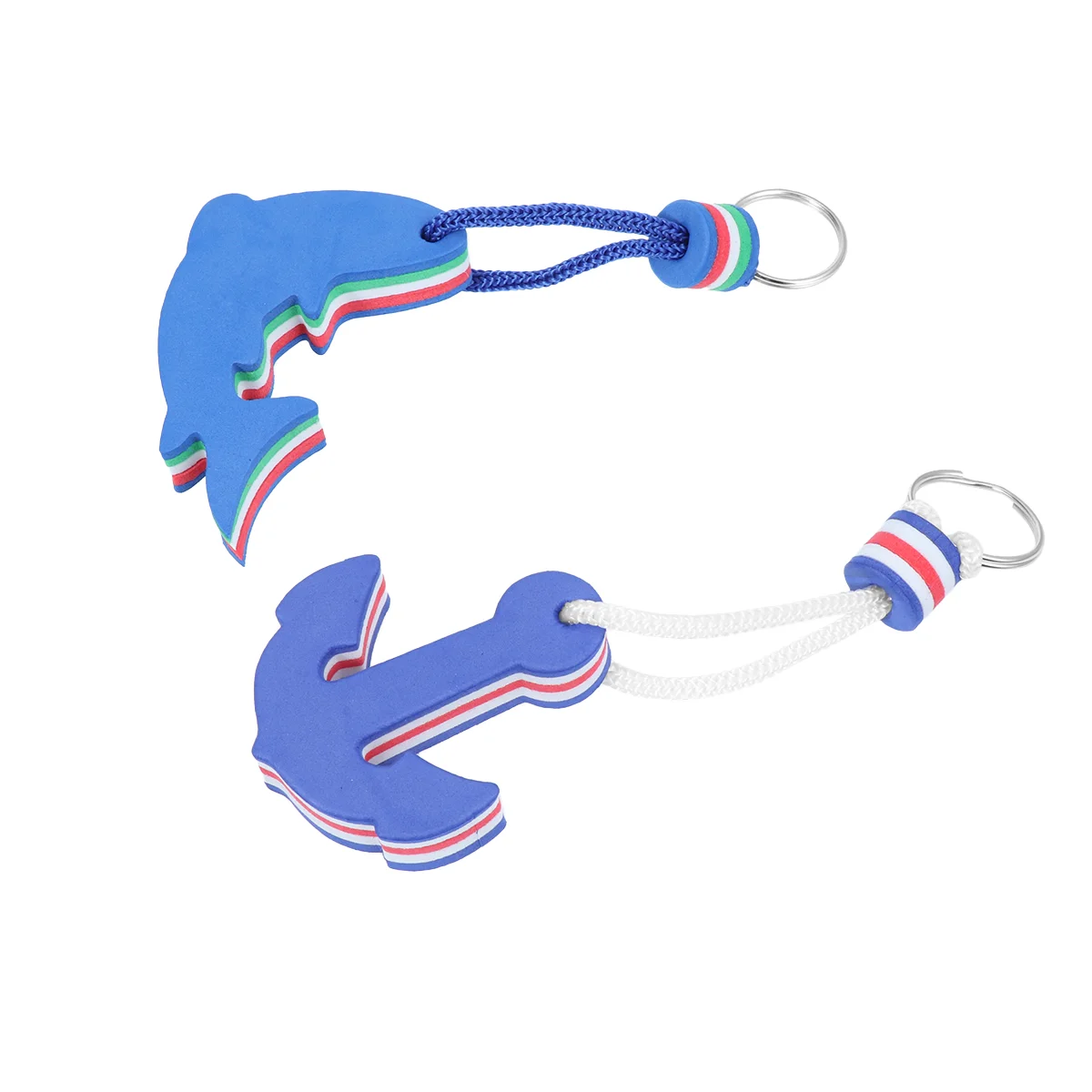 Key Floating Keychain Boat Ring Chain Float Eva Boats Floats Anchor