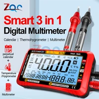 612 Smart Digital Multimeters AC/DC Current Voltage Capacitance Professional Measurement Multimetro Test Tools Ammeter Voltmeter 1