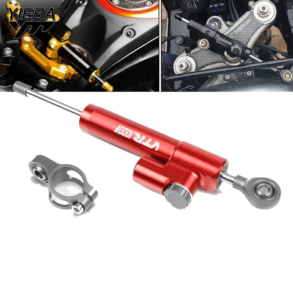 

Motorcycle Damper Steering Stabilize Safety Control Bracket Mount kit Motorbike Aluminum For HONDA VTR1000F 1998-2005 VTR 1000F