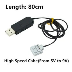 Enhanced Power Function Servo Motor & IR Remote Control Set for Building Blocks - MOC Technical Brick Parts (From 5V to 9V)