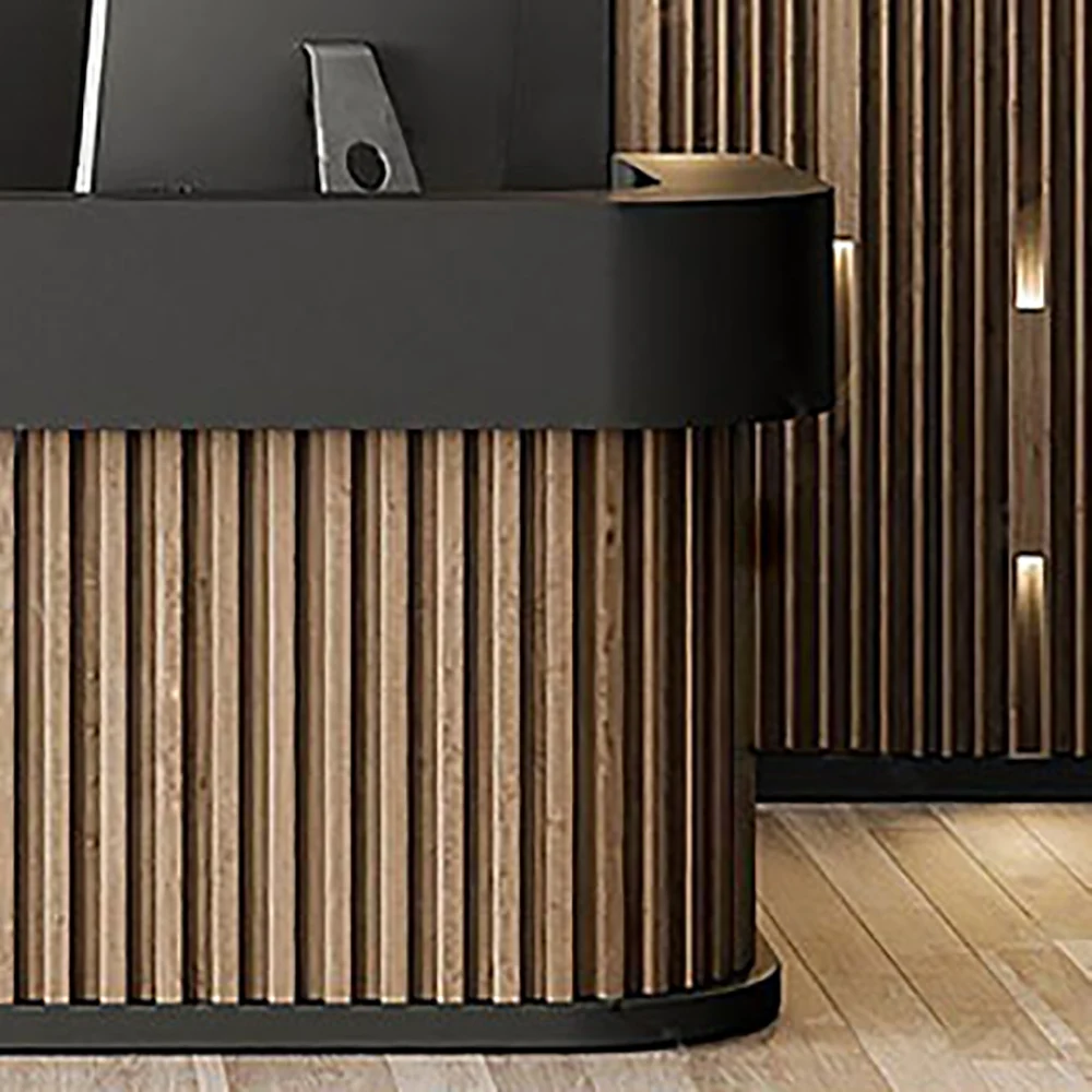 Delicacy Elegant Bar Counter Cabinet Fashion Glamour Modern Simple Reception Desks Unique Nordic Mostrador Commercial Furniture