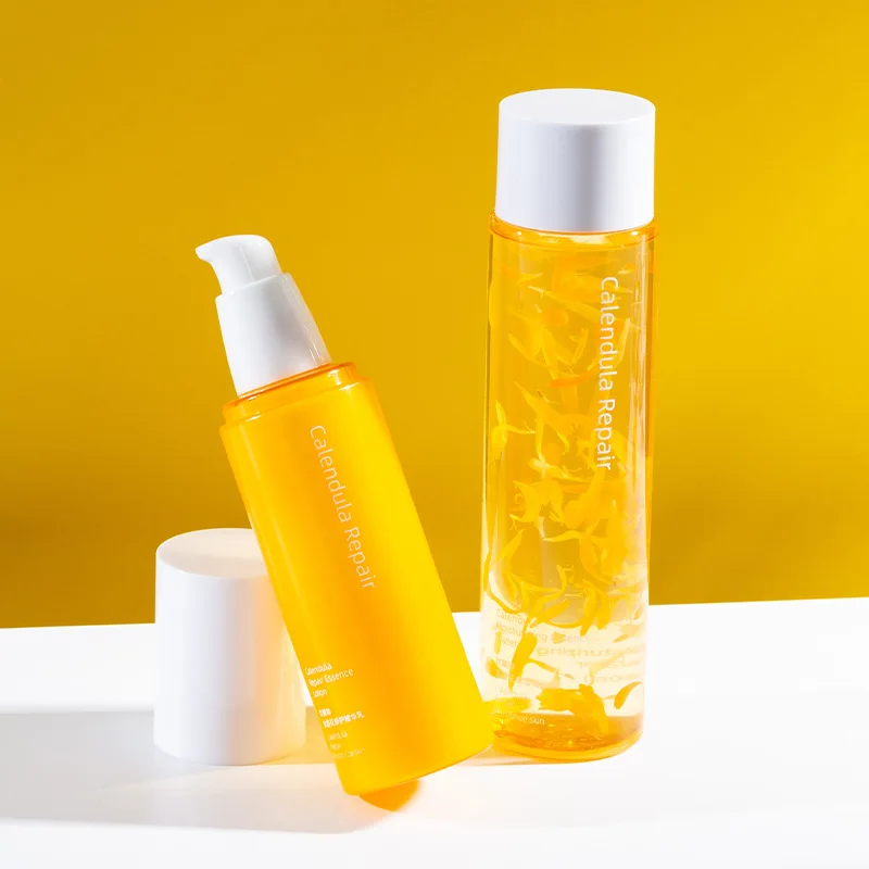 1set 2pcs 200/120ml Calendula Water Lotion Moisturizing And