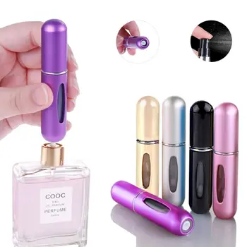 8ml 5ml Portable Mini Refillable Perfume Bottle With Spray Scent Pump Empty Cosmetic Containers Spray Atomizer Bottle For Travel 1