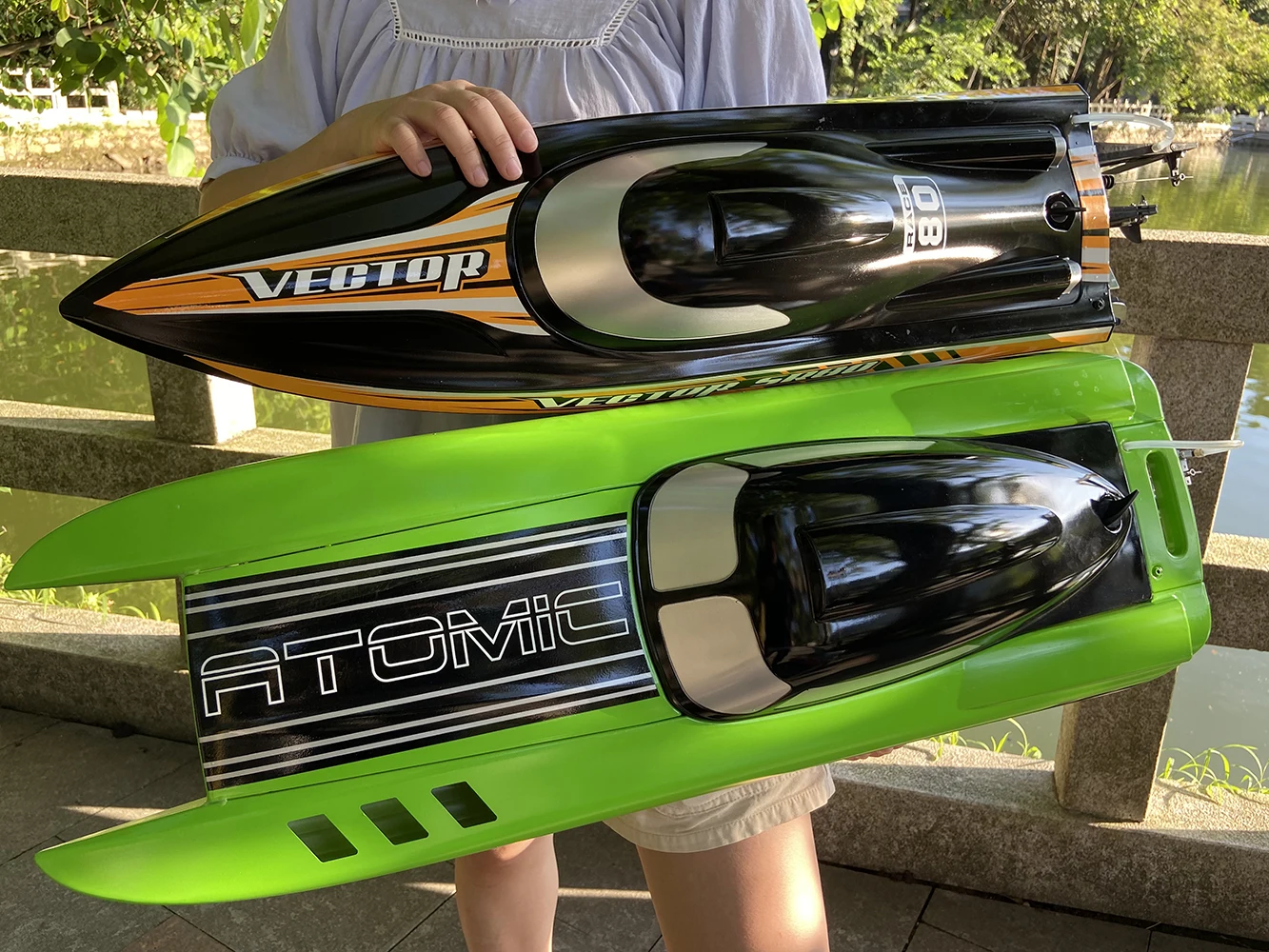 RTR RTF S2 S3 S6 35.43" Inch 90CM Large Remote Control Brushless Speed Boat Alloy Parts 80km/h for Adults 2