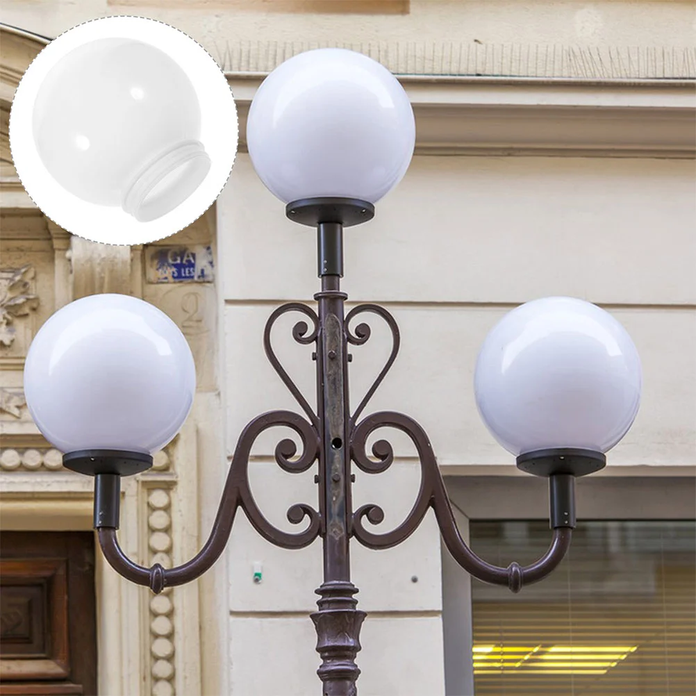 

Outdoor Spherical Lampshade Wear-resistant Acrylic Lampshade Garden Wall Light Cover