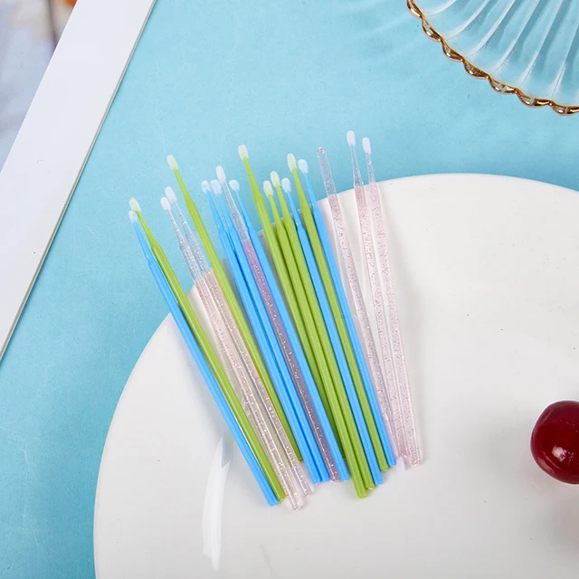 300 Bastoncini Cotone Doppia Punta - Micro Pennelli Per Trucco, Estensioni Ciglia E Pulizia - Foto 11