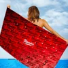 M-Milwaukee-S LOGO Microfiber Printed Beach Towel Mountain Climbing Yoga Beach Swimming Running Absorbent Soft Towel 5