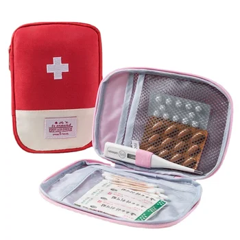 Kit di pronto soccorso Kit di emergenza organizzatore di sacchetti di immagazzinaggio di pillole bende per uso domestico all'aperto Kit da viaggio per sacchetti di imballaggio