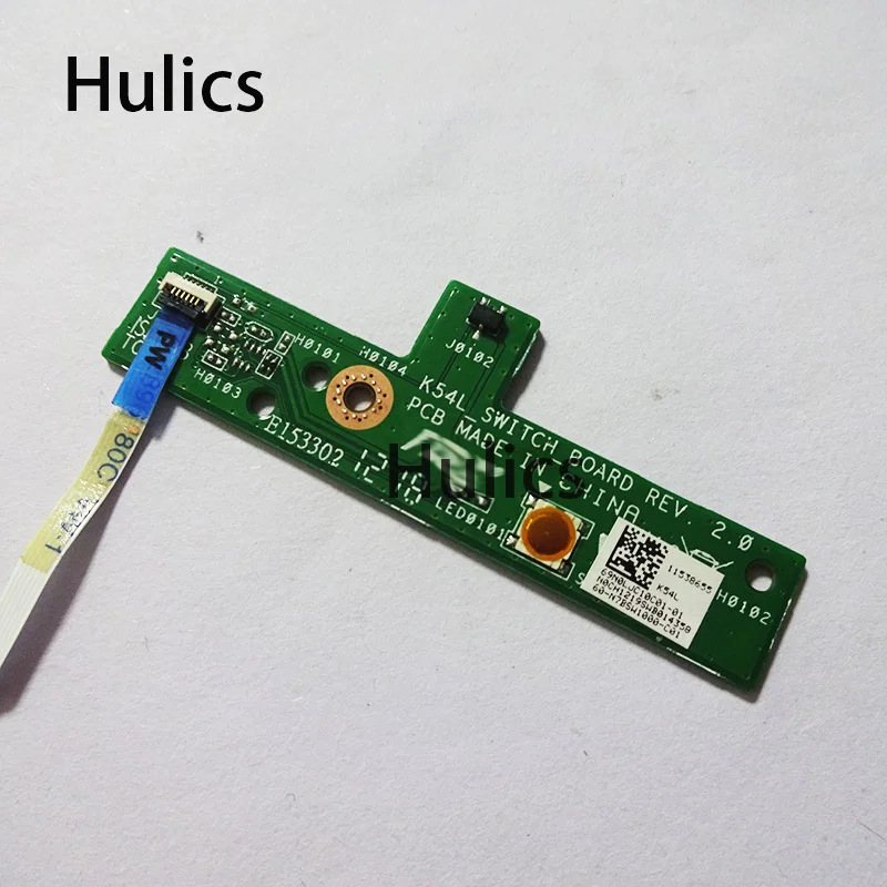Hulics Utilizzato Per Asus X54H K54Hr K54L X54 K54 Interruttore Della Scheda Del Pulsante Di Alimentazione 69N0Ljc10C01