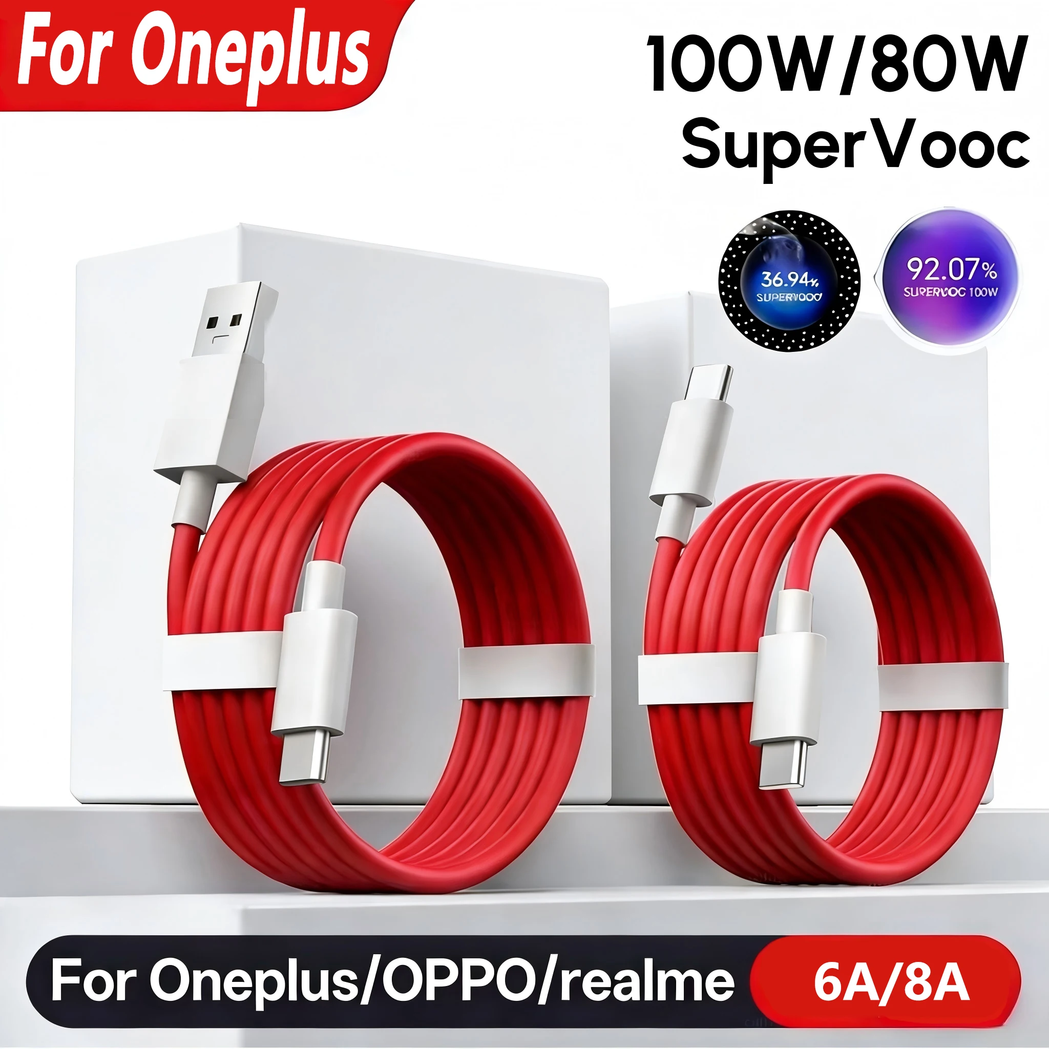 Premium OnePlus 65W Fast Charging USB-C Cable