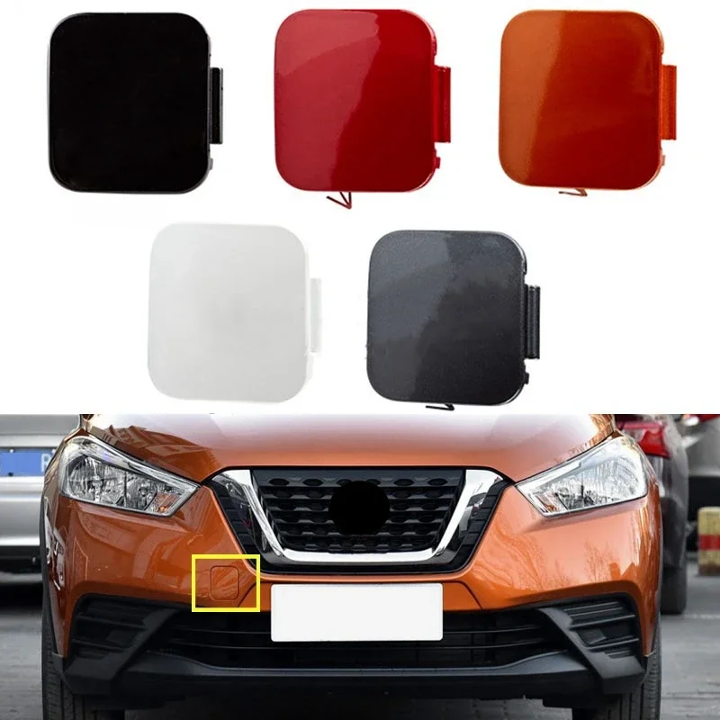 For Nissan Kicks 2017-2020 Car Front Bumper Trailer Cover Tow Hook Eye Cap 622A0-5RB0H