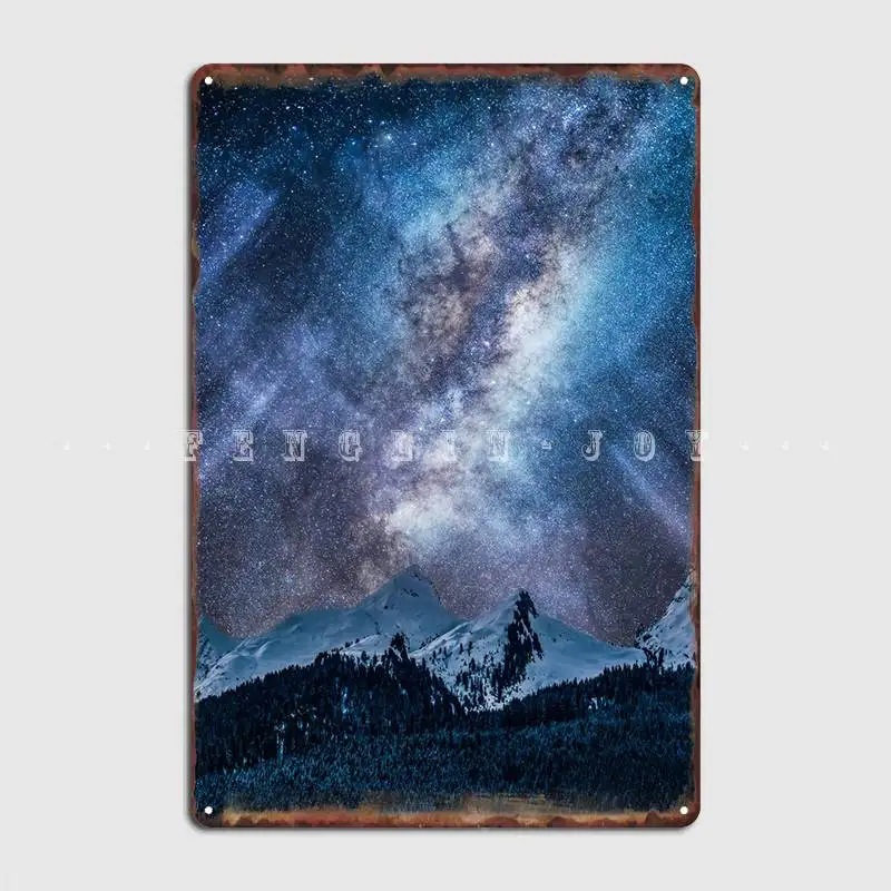 

Млечный путь в темное время, металлическое украшение, паб, гараж, обычный кинотеатр, фотопостер