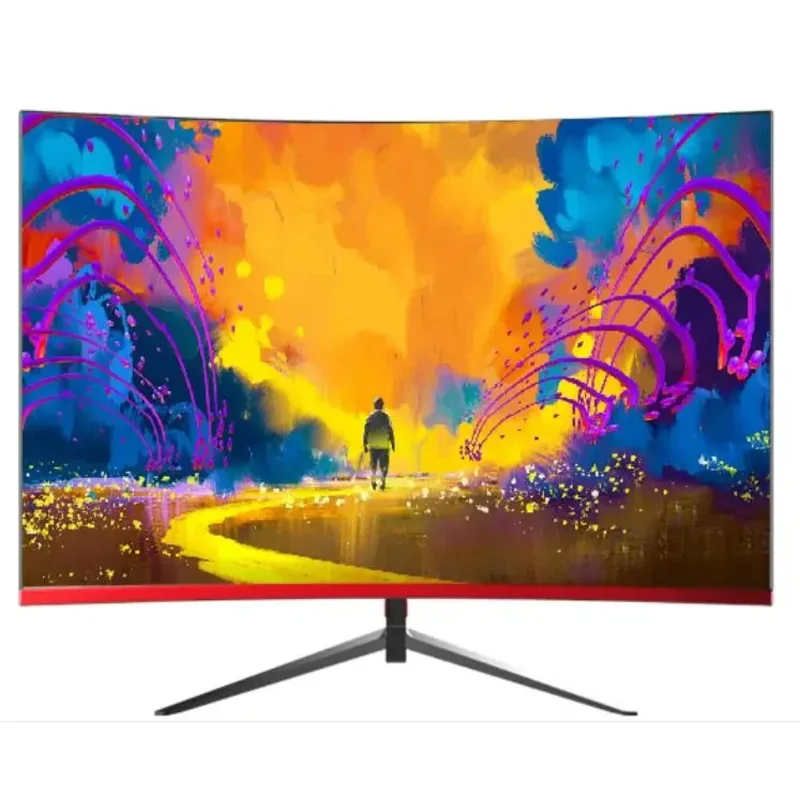 מסך משחק מעוגל 2K בגודל 27 אינץ' עם תאורת LED, תדר 165 הרץ, פונקציית OD