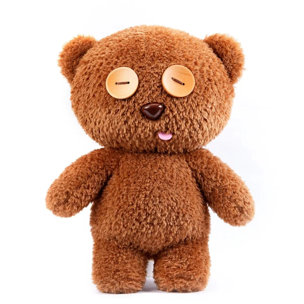 Minion TIM Bear Plush Toy Fluffy Bobs Teddy Bear Plushies Pillow Cute Bear Doll Bag Pendant Children's Room Decor Xmas Kid Gift