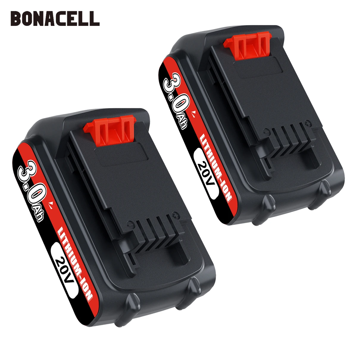 2 Packs 20V Replacement Battery and Charger for Black and Decker 20v Max  3.0Ah,LBXR20 LB20 LBX20 LBX4020 Extended Run Time Cordless Power Tools