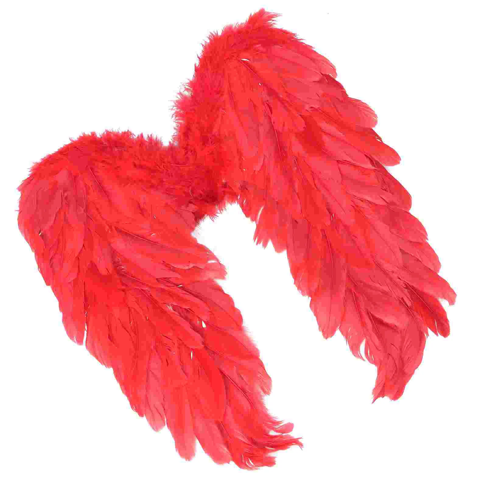 

Angel Fairy Halloween Costume Cosplay Dress Wing Props Christmas Kids Red Performance Angle Dance Cupid Black Adult Accessories