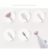 5in1 Electric Nail File Set Portable For Acrylic Nails Fake Nail Tips Cuticle Trimmer Nipper Cutter Cuticle Pusher Manicure Tool 5