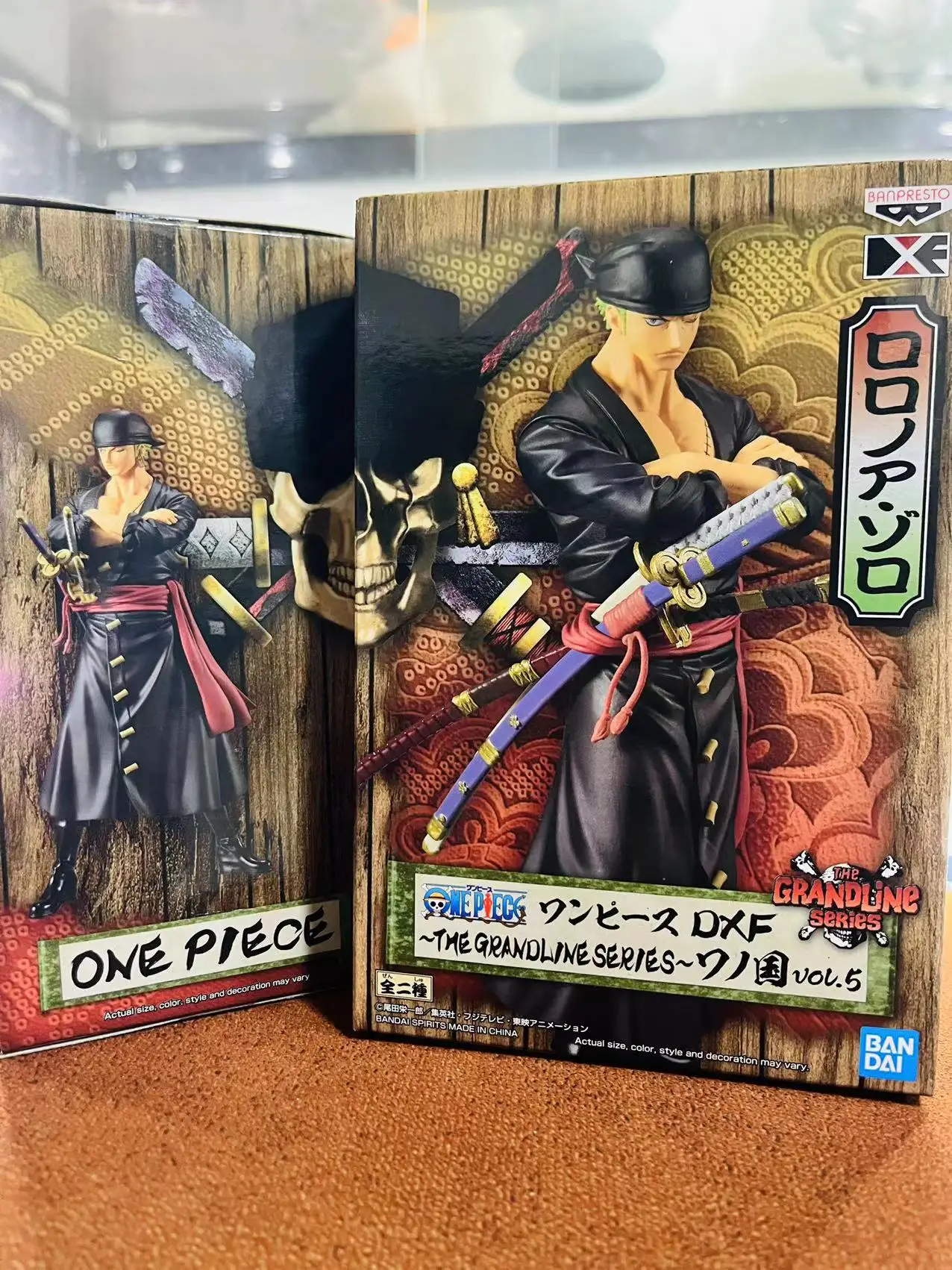 Bandai Genuíno Uma Peça Dxf Roronoa Zoro Terra De Wano Figurine