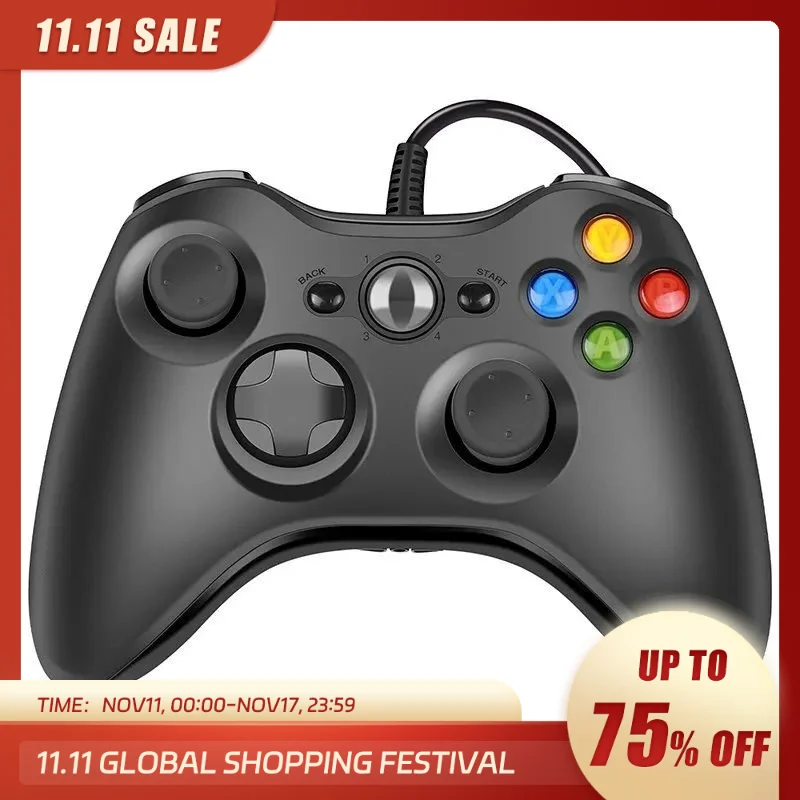  TECTINTER USB Wired Game Controller For Xbox360 Console Joypad For Win 7/8/10 PC Joystick Controle Mando Gamepad For Xbox 360 