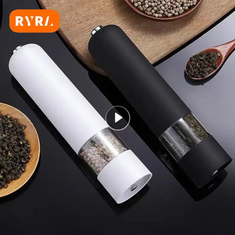 Electric Grinder Salt and Pepper Spice Adjustable Coarseness For Cooking BBQ