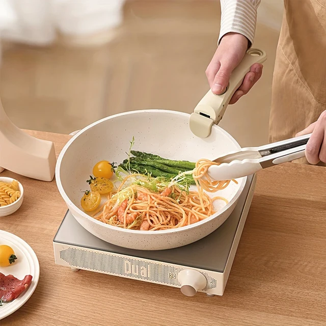 取り外し可能なハンドル付きベ一ジニの5点セットセラミック製のノンスティック器具 取り外し可能なハンドルセットの5ポットセット、ノンスティック