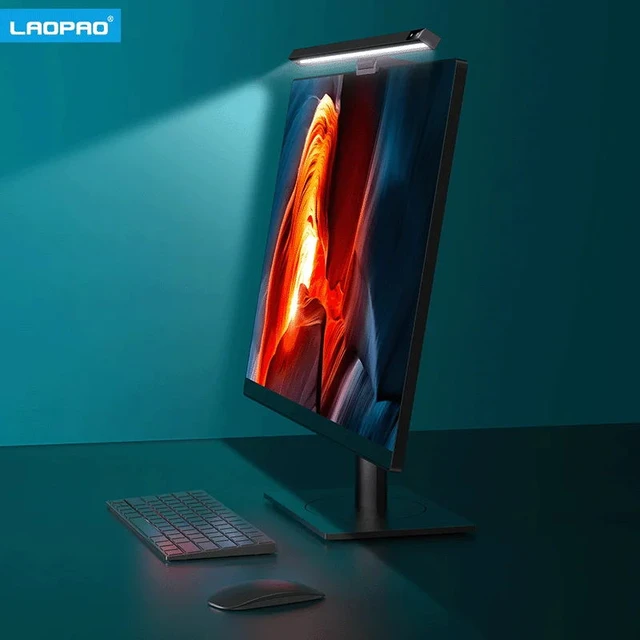 Barra LED monitor pc luce da scrivania USB lampada schermo protezione occhi  26cm