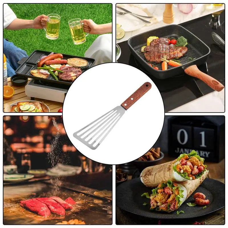 Fish Spatula Slotted Fish Flipper Spatula Flexible Nonstick Beefsteak  Shovel For Flipping Dumpling Egg Fish Frying Turning - AliExpress