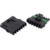 6 Pin 2.5mm GM Automotive Weather Pack Waterproof Connector Male Female Plug Socket DJ3061Y-2.5-11/21  For GM 5