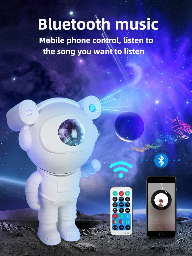 NightLightAstronautNoveltyLedLampLedLightingGalaxyProjector