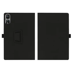 Deluxe Magnetic PU Leather Tablet Case with Hand Strap and Folding Stand, 11 for Blackview Tab 16 Pro (Black)