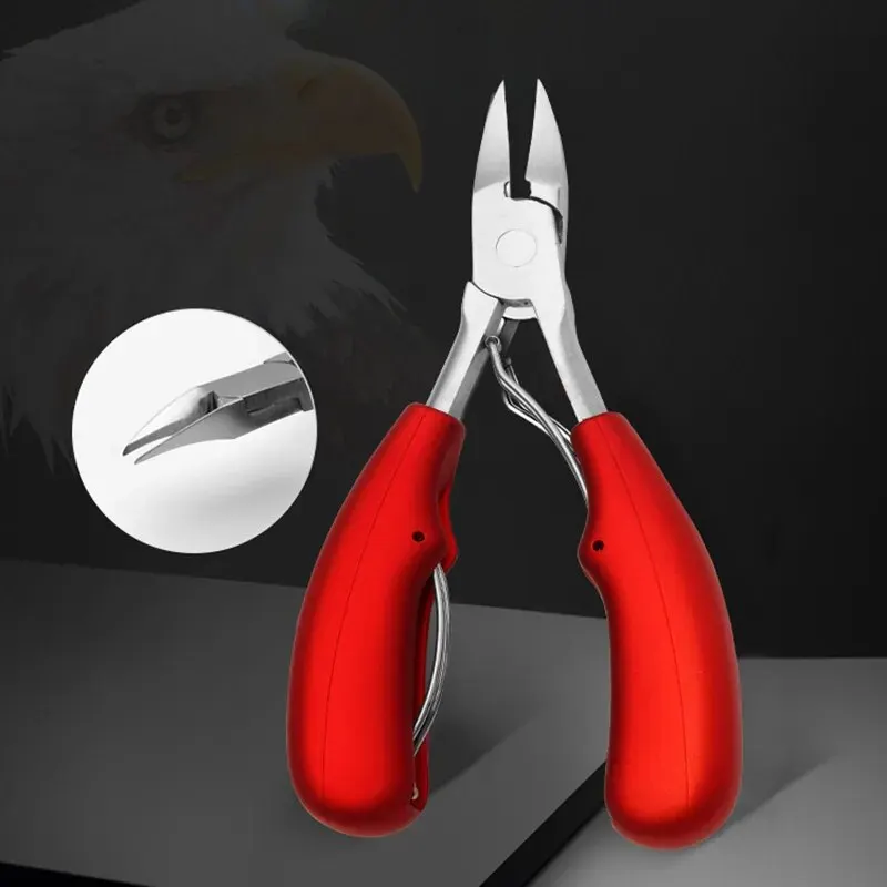 Nail Scissors Nail Cuticle Manicure Scissors Stainless Steel Olecranon Tip Cut Dead Skin Manicure Tool Color Random nail scissors