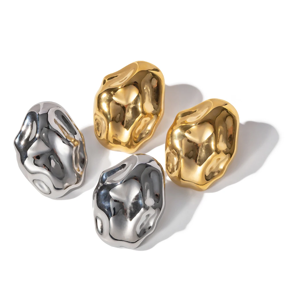 Clip on Earrings for Women Minimalist Geometric Non Pierced Party Gift