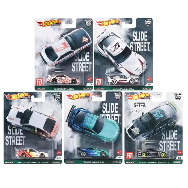 Hot Wheels スライドストリート AE86 BRZ SUPRA 3点