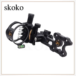 1Pcs Outdoor Archery Equipment Apex Sight Compound Db8170 Seven-Pin Sight Black Sight Compound Recurve Bow Sight