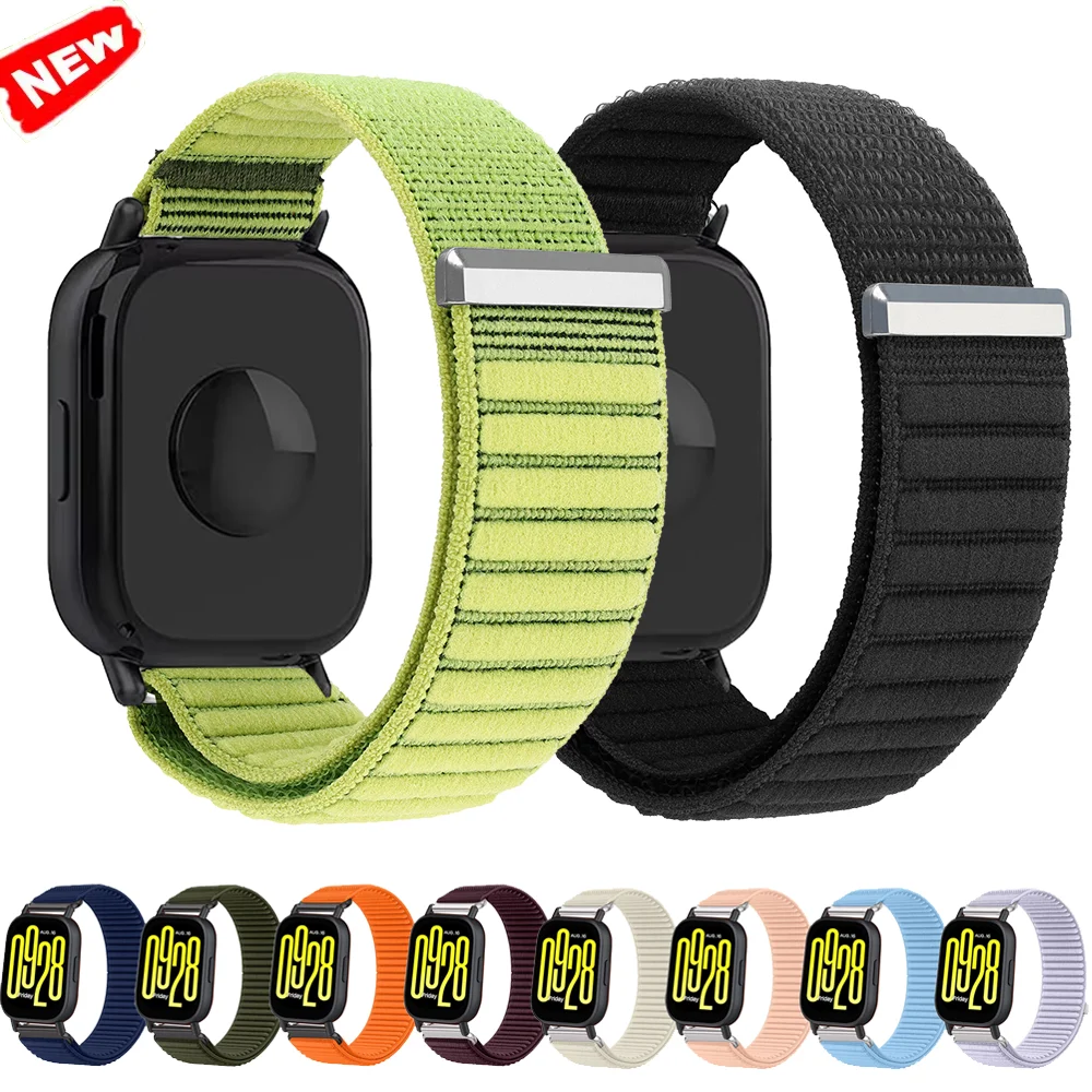 Nylon Loop Smartwatch Bracelet with Metal Buckle - Premium Strap Accessory