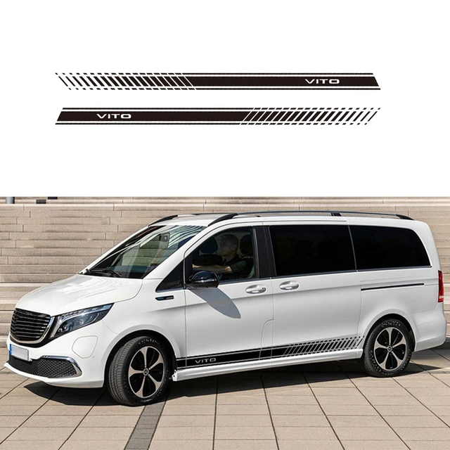 2PCS Car Stickers For Mercedes Benz Vito V Class Viano W447 V260