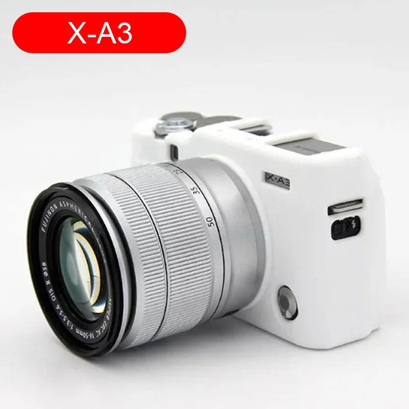 Camera Soft Silicone Case for Fujifilm Fuji X-A1 X-A2 X-M1 X-A3 leather camera bag Bags & Cases