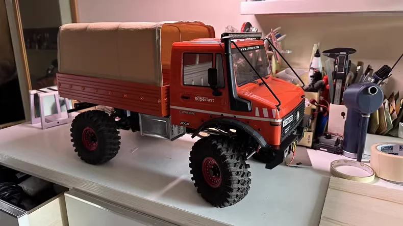 1/10 RC unimog U4000 Soft Body Fits TRX4 BRONCO BAJA1000 Land