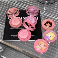 Gegerbear Puff Cushions Blush White Matte Nude Makeups Student Vitality Girly Cosmetics Low saturation Expanded Color Monochrome 2