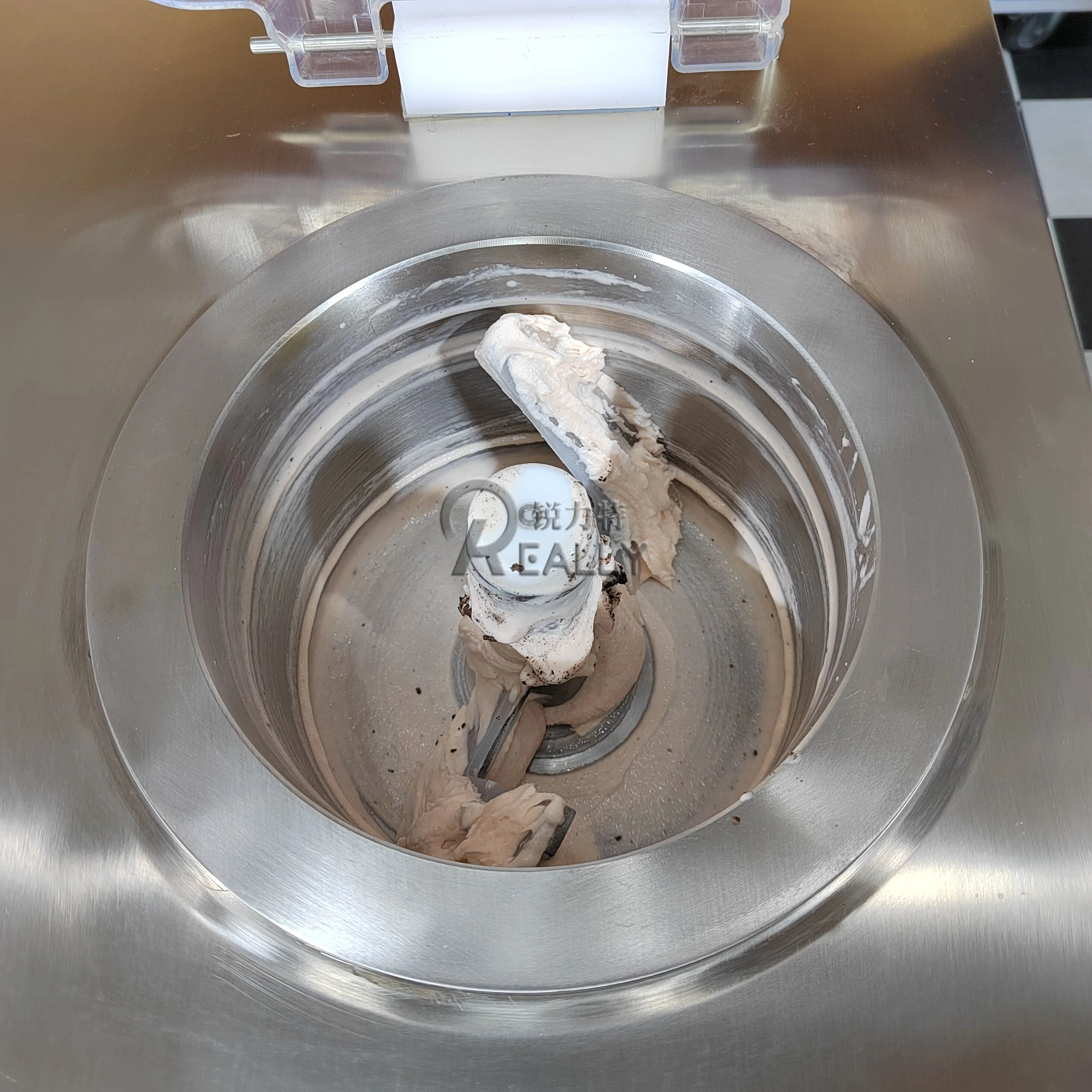 110V/220V Ice Cream Machine Home Commercial Vertical Electric Ice Cream Maker Stainless Steel Ice Cream Making Machine 6